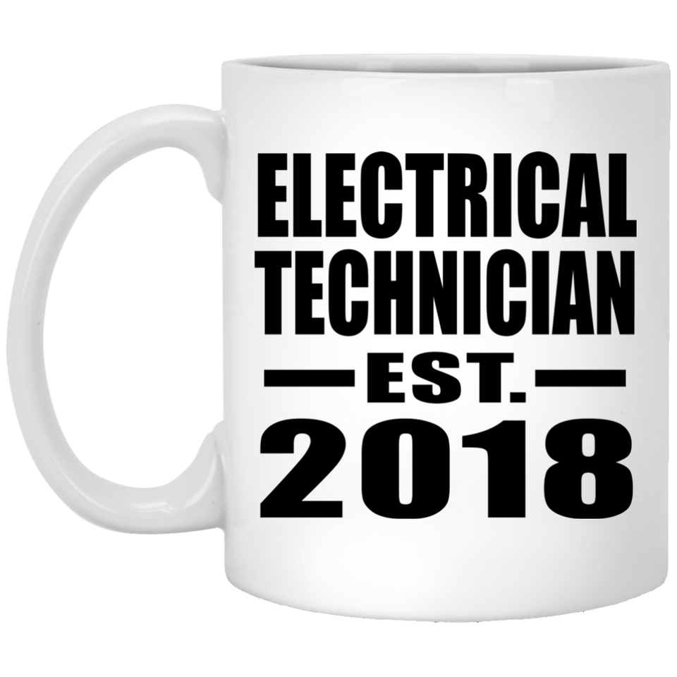 Electrical Technician Established EST. 2018 - 11 Oz Coffee Mug