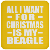 All I Want For Christmas Is My Beagle - Coaster