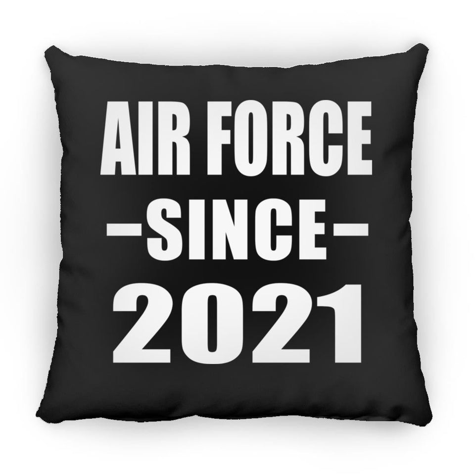 Air Force Since 2021 - Throw Pillow Black