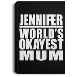 Jennifer World's Okayest Mum - Canvas Portrait