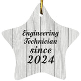 Engineering Technician Since 2024 - Star Ornament F