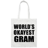 World's Okayest Gram - Tote Bag White