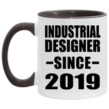 Industrial Designer Since 2019 - 11oz Accent Mug Black