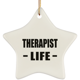 Therapist Life - Star Ornament