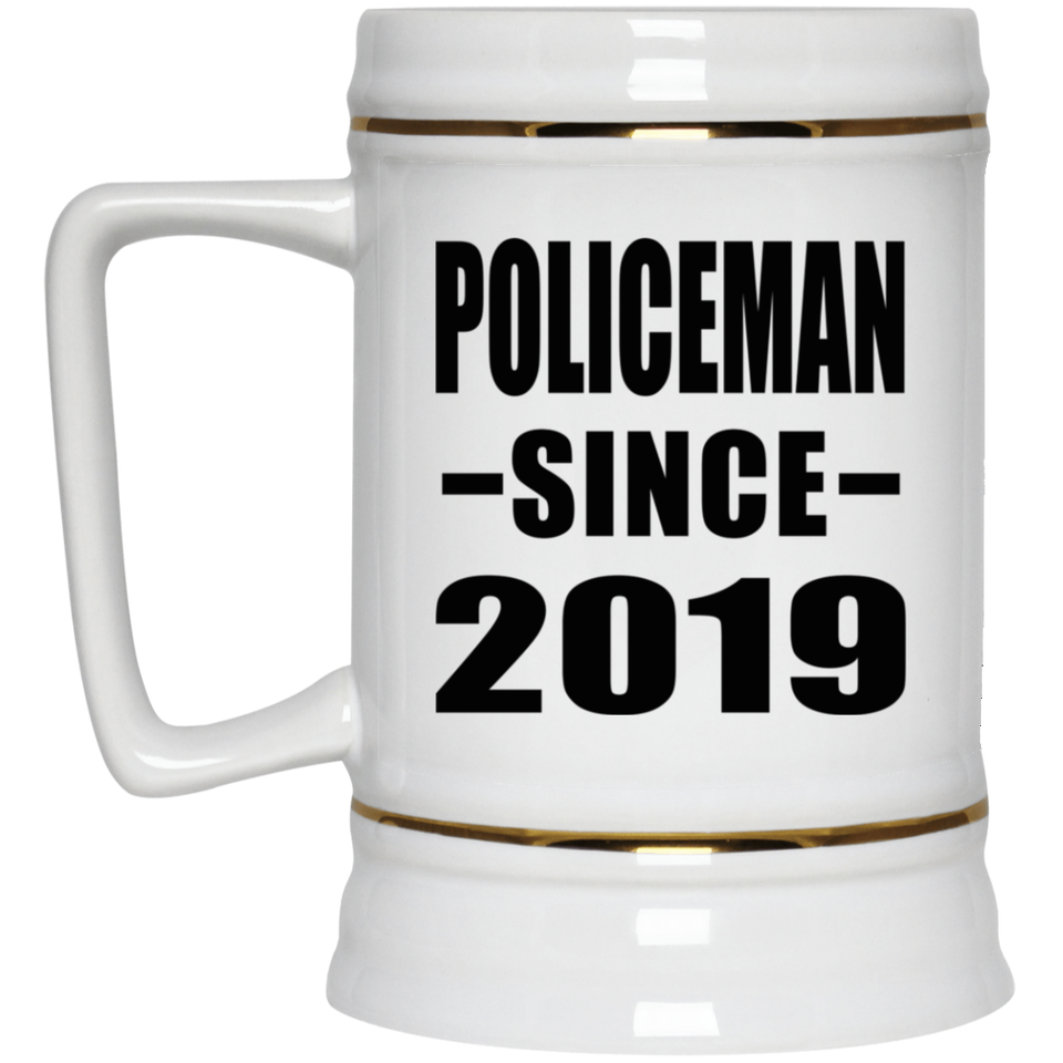 Policeman Since 2019 - Beer Stein