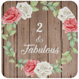 2nd Birthday 2 & Fabulous - Drink Coaster B