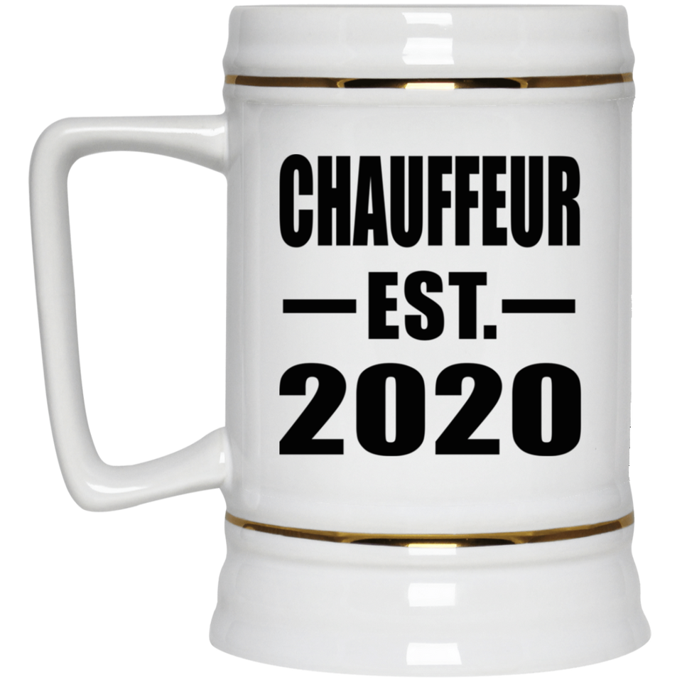 Chauffeur Established EST. 2020 - Beer Stein