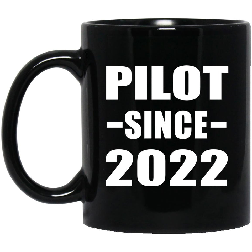 Pilot Since 2022 - 11oz Coffee Mug Black