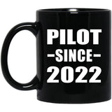Pilot Since 2022 - 11oz Coffee Mug Black