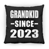 Grandkid Since 2023 - Throw Pillow Black