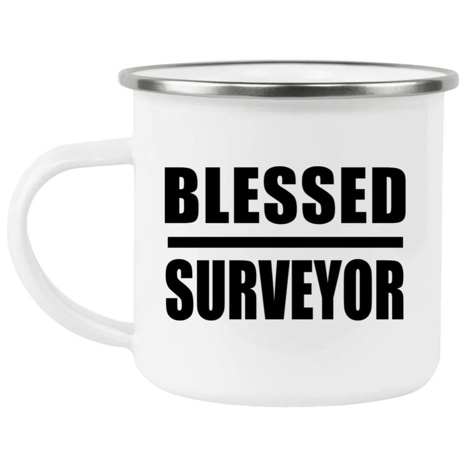 Blessed Surveyor - 12oz Camping Mug