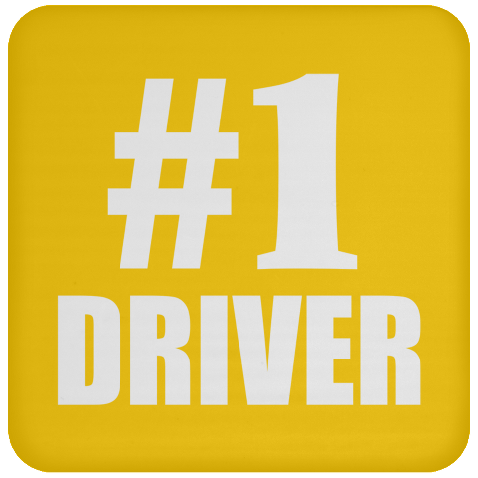 Number One #1 Driver - Drink Coaster