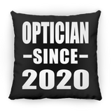 Optician Since 2020 - Throw Pillow Black