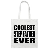 Coolest Step Father Ever - Tote Bag White