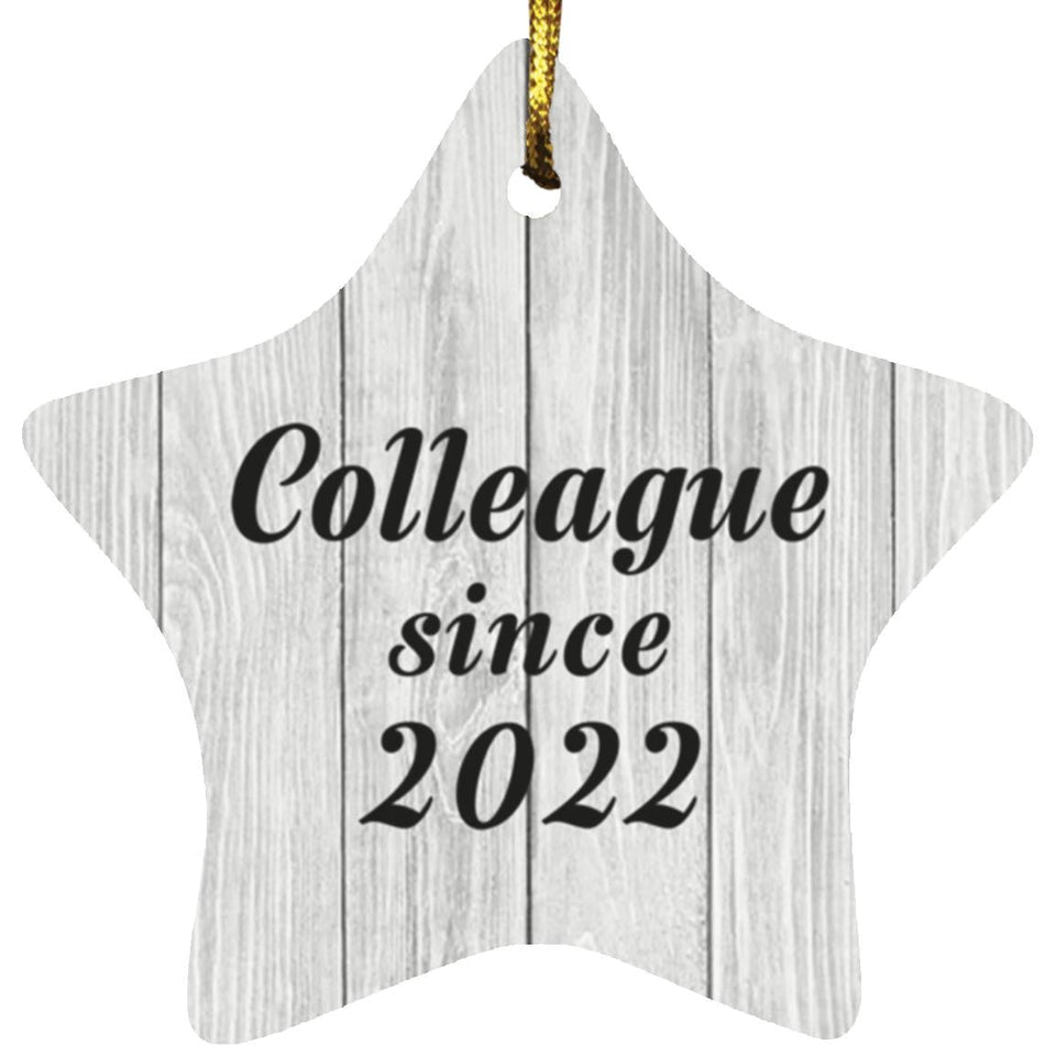 Colleague Since 2022 - Star Ornament F