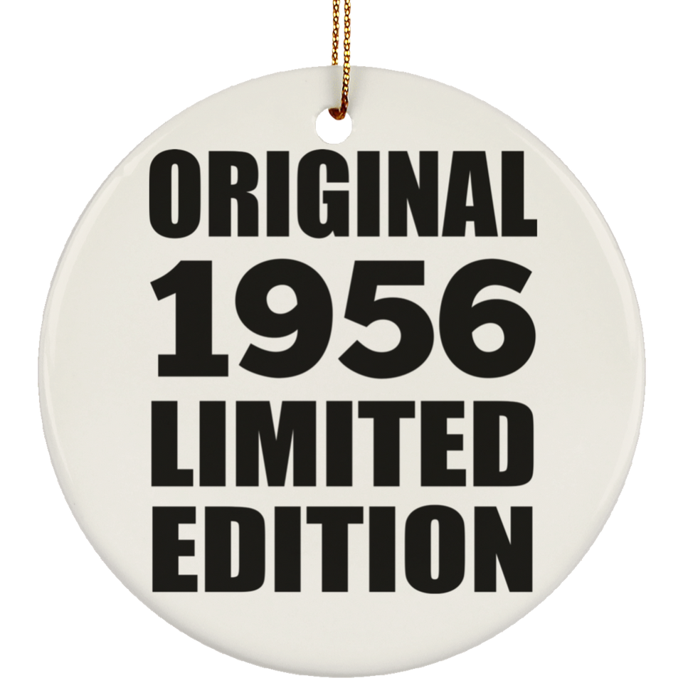 68th Birthday Original 1956 Limited Edition - Circle Ornament