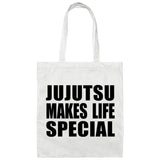 Jujutsu Makes Life Special - Tote Bag White