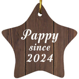 Pappy Since 2024 - Star Ornament D