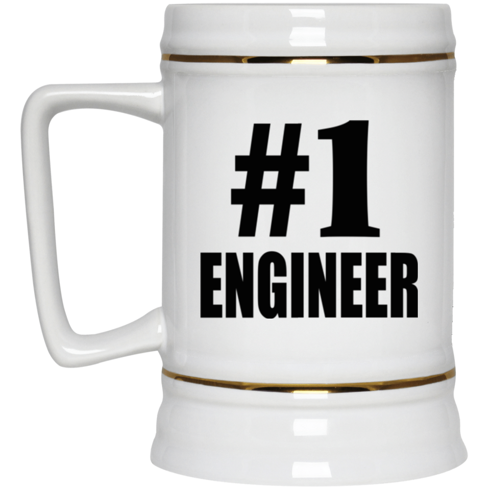 Number One #1 Engineer - Beer Stein
