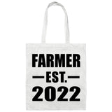 Farmer Established EST. 2022 - Tote Bag White
