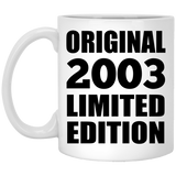 21st Birthday Original 2003 Limited Edition - 11oz Coffee Mug