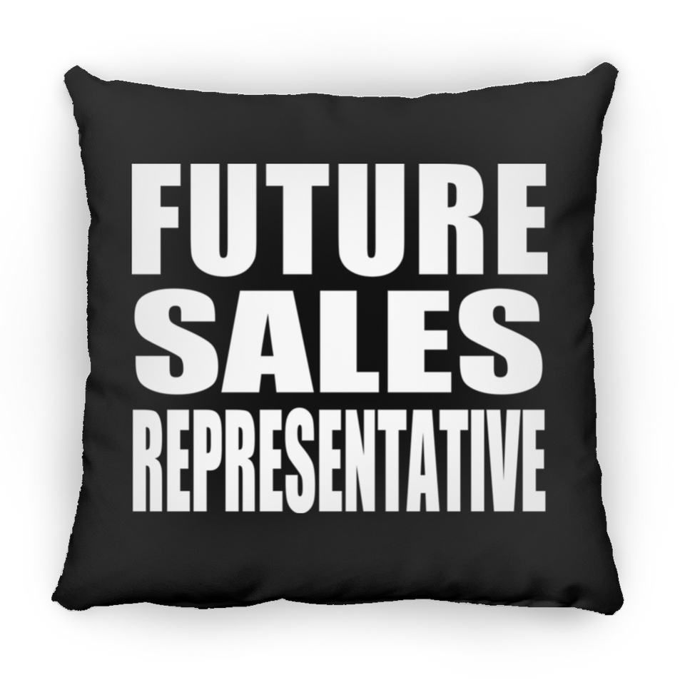 Future Sales Representative - Throw Pillow Black