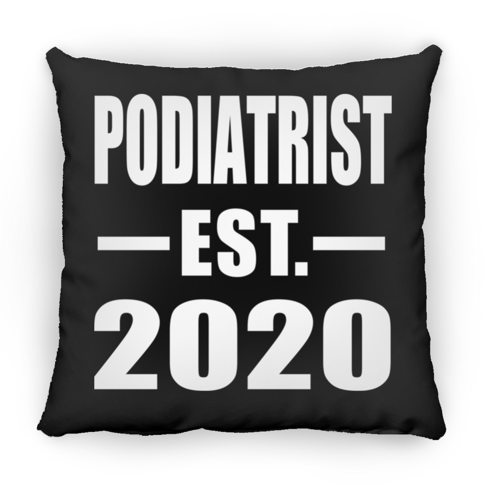 Podiatrist Established EST. 2020 - Throw Pillow Black