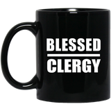 Blessed Clergy - 11oz Coffee Mug Black