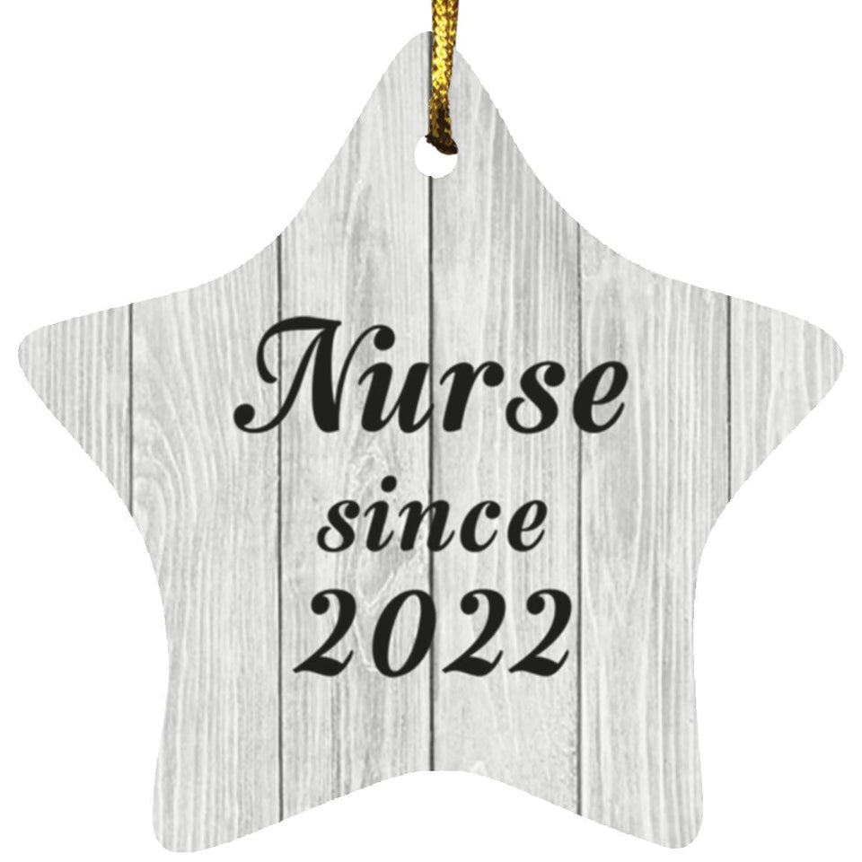 Nurse Since 2022 - Star Ornament F