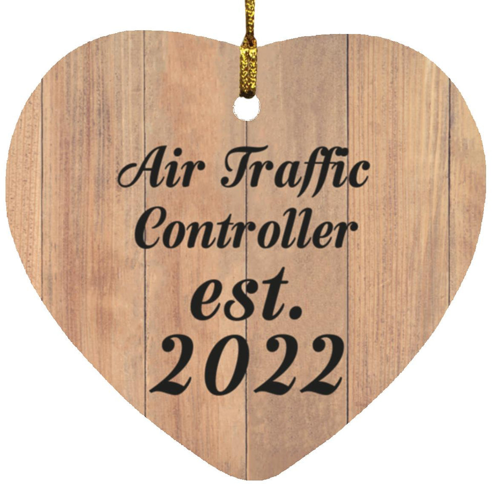 Air Traffic Controller Established Est. 2022 - Heart Ornament C