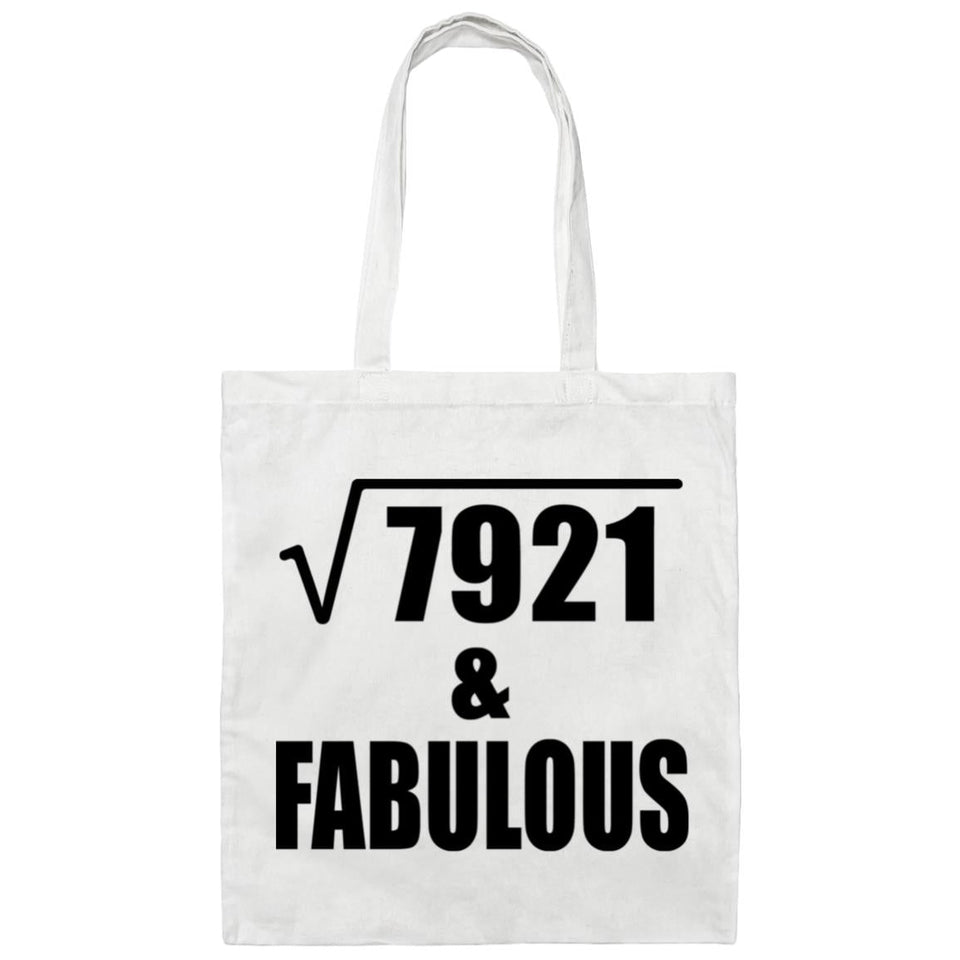 89th Birthday Square Root of 7921 & Fabulous - Tote Bag White