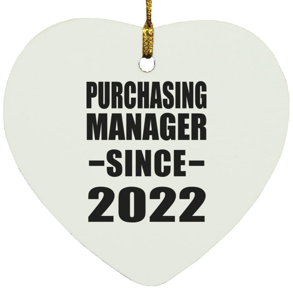 Purchasing Manager Since 2022 - Heart Ornament