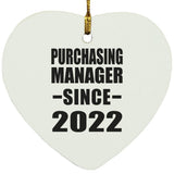 Purchasing Manager Since 2022 - Heart Ornament