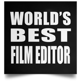 World's Best Film Editor - Poster Square