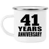 41st Anniversary 41 Years - 12oz Camping Mug