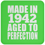 82nd Birthday Made In 1942 Aged to Perfection - Drink Coaster