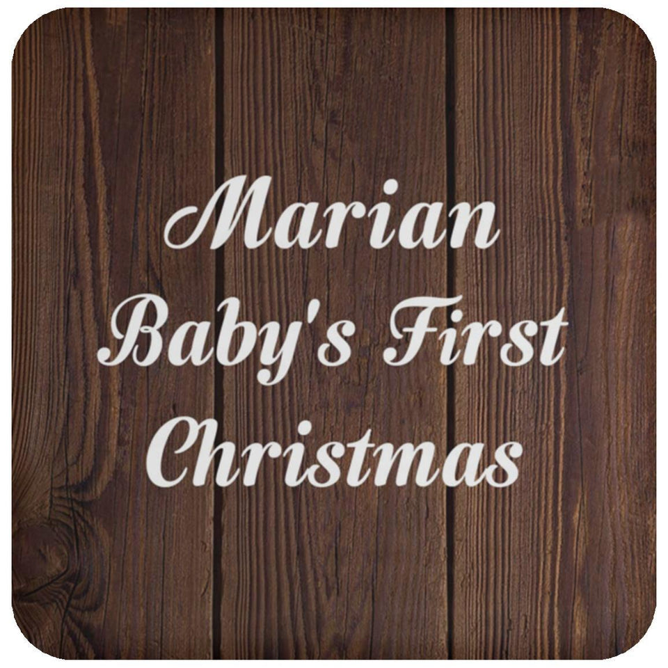 Marian Baby's First Christmas - Drink Coaster D