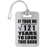 11th Birthday Took Square Root of 121 Years To Look Good - Luggage Bag Tag