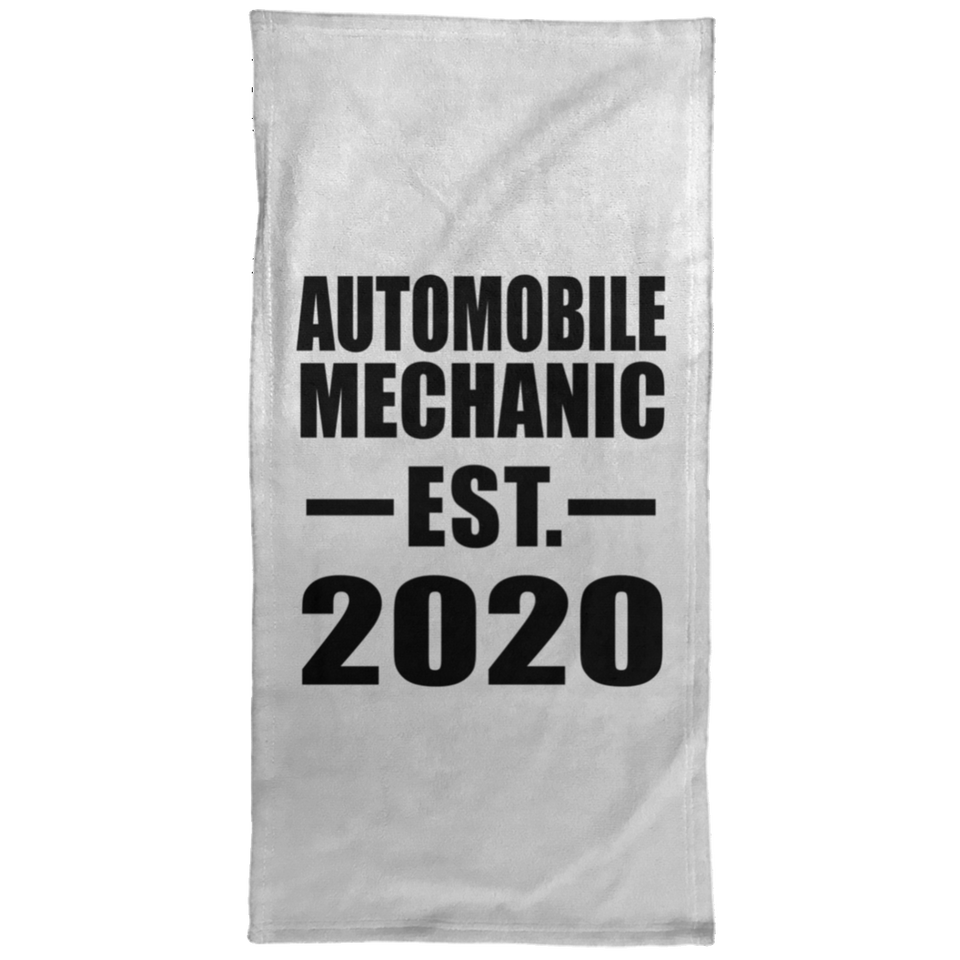 Automobile Mechanic Established EST. 2020 - Hand Towel