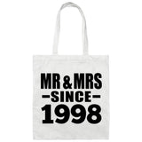 26th Anniversary Mr & Mrs Since 1998 - Tote Bag White