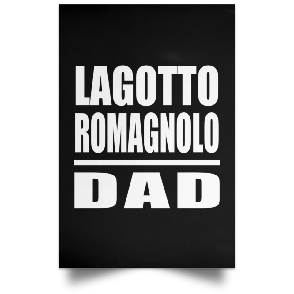 Lagotto Romagnolo Dad - Poster Portrait
