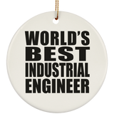 World's Best Industrial Engineer - Circle Ornament