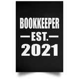 Bookkeeper Established EST. 2021 - Poster Portrait