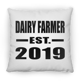 Dairy Farmer Established EST. 2019 - Throw Pillow