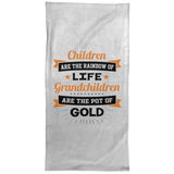 Children Are Rainbow Of Life, Grandchildren Are Pot Of Gold - Hand Towel