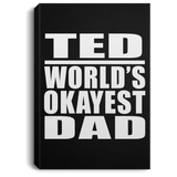 Ted World's Okayest Dad - Canvas Portrait