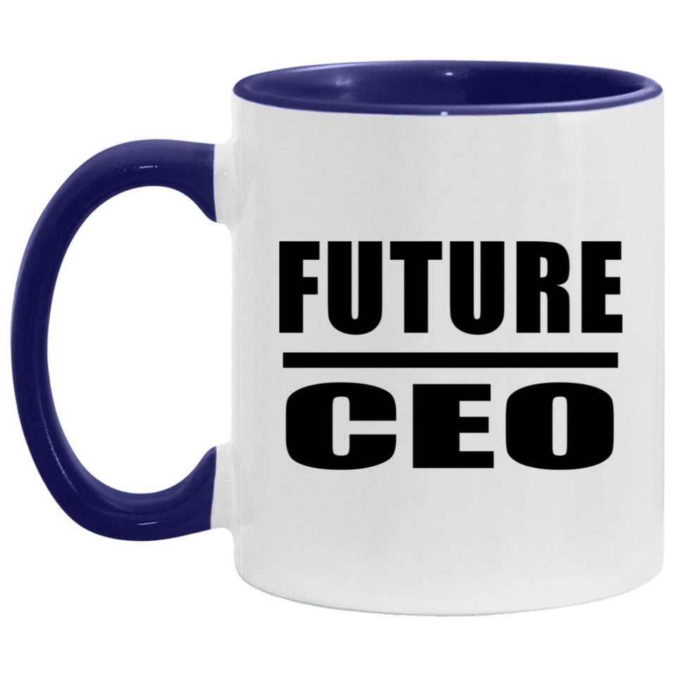 Future CEO - 11oz Accent Mug Purple