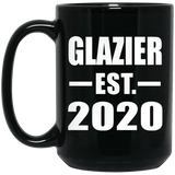 Glazier Established EST. 2020 - 15oz Coffee Mug Black