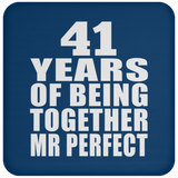 41st Anniversary 41 Years Of Being Mr Perfect - Drink Coaster