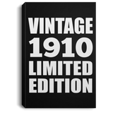 114th Birthday Vintage 1910 Limited Edition - Canvas Portrait